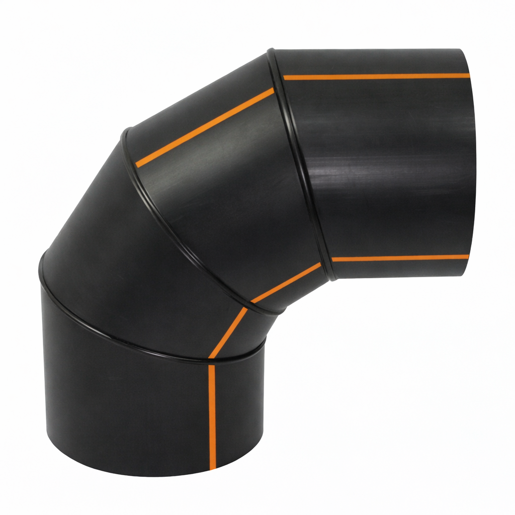 Codo HDPE por termofusión